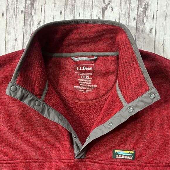 L.L.Bean Sweater Fleece Pullover - Picture 6 of 10